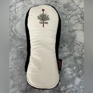 Leather Golf Headcover with logo from exclusive Merion Golf Club